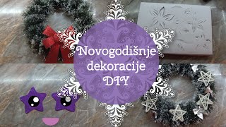 Novogodišnje dekoracije  DIY [upl. by Yzzo]