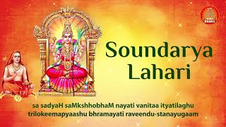 Learn Soundarya Lahari Full Chanting with English Lyrics By TS Ranganathan Adi Sankara Stotras [upl. by Damian663]