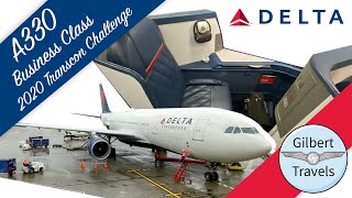 Delta One A330200 Business Class 2020 Transcon Challenge Ep 1 and Seattle Sky Club Review [upl. by Lunneta991]