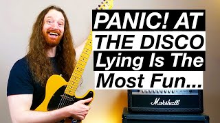 Lying Is The Most Fun a Girl Can Have by Panic At The Disco  Guitar Lesson amp Tutorial [upl. by Notniv884]