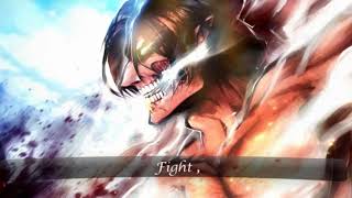 Eren Jaeger Speech  Fight  Attack On Titan [upl. by Ahsirhcal]