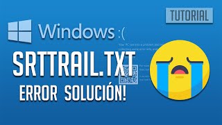 Error SrtTrail en Windows 1087 5 Soluciones 2025 [upl. by Wimsatt913]