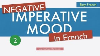 Learn French negative imperative [upl. by Katrina901]