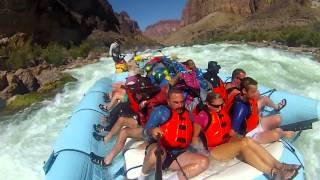 Lava Falls Rapid  38 foot drop  Grand Canyon  Wilderness River Adventures Slow Motion [upl. by Atiuqihs]