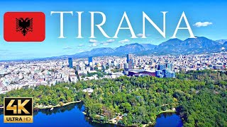 TIRANA 4K DRONE AERIAL VIEW 🇦🇱 [upl. by Ardene306]