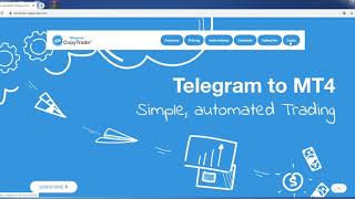 How to connect Telegram with MetaTrader 4 [upl. by Guillaume]