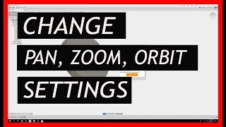 Fusion 360  Pan Zoom Orbit Rotate Settings [upl. by Ttoille]