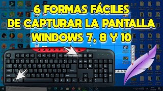 💻 Cómo Hacer CAPTURA DE PANTALLA en PC  6 Formas para Hacer SCREENSHOT en PC  Windows 7 8 y 10 ✅ [upl. by Anatlus]