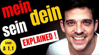 Mein Dein Sein │ Possessivartikel │ German Possessive Articles [upl. by Gylys]