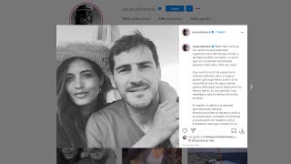 Iker y Sara confirman su separación con un comunicado [upl. by Jamesy390]