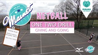 Netball Drills  The One Two Drill [upl. by Aisya]