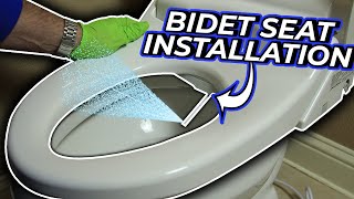 How To Install A Bidet Toilet Seat  DIY Plumbing [upl. by Cusack]