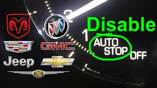 Auto Stop Start disable [upl. by Iorgo]