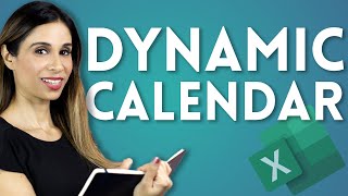 Create Easy Yearly Calendar in Excel and Sheets with a SINGLE Formula [upl. by Neelsaj]