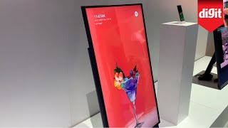 Heres A TV You Can Flip Sideways For Vertical Video Content Samsung Sero TV From CES 2020 [upl. by Valeda]