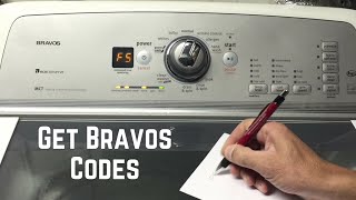 How To Get Codes Maytag Bravos Washer [upl. by Natehc]