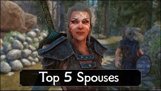 Skyrim Top 5 Spouses You Must Marry  Greatest Wives and Husbands of The Elder Scrolls 5 Skyrim [upl. by Aspasia]