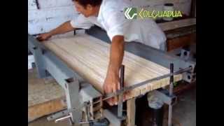 laminados de guadua bambu laminated bamboo [upl. by Ainesej]