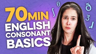 Learn 24 English Consonant Sounds in 70 Minutes  Pronunciation Compilation  Rachels English [upl. by Wolenik]