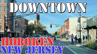 Hoboken  New Jersey  4K Downtown Drive [upl. by Elicia926]