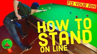 Fixed Aiming Snooker Stance Improve Alignment [upl. by Whipple]