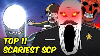 Top 11 Scariest SCP Monsters that WILL FIND YOU SCP Animation [upl. by Wight]