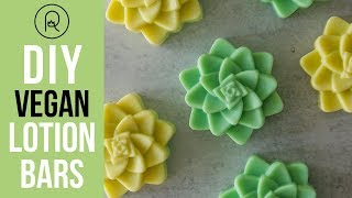 DIY Vegan Lotion Bars with Squalane Oil  Royalty Soaps [upl. by Nolaj]