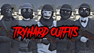 GTA 5 Online  TOP 5 OG TRYHARD OUTFITS MALE Using Clothing Glitches [upl. by Bouzoun]