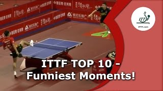 Table Tenniss 10 Funniest Moments [upl. by Ylak]