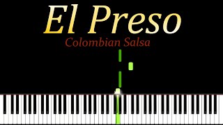 El Preso  Salsa  Piano Tutorial  Synthesia  How to play [upl. by Savill]