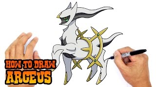 How to Draw Arceus  Pokemon [upl. by Volding]