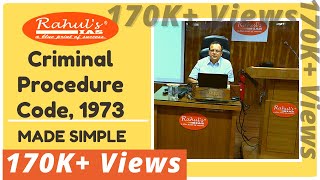 CRIMINAL PROCEDURE CODE 1973 MADE SIMPLE  APPROACH TO BEGIN CRPC BY RAHUL SIR  Rahuls IAS [upl. by Hseyaj]