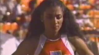 W 200m  Florence GriffithJoyner  2134  Seoul South Korea  1988  World Record [upl. by Annaoy]