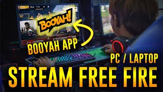 how to stream on booyah app with pc laptop  booyah app stream tutorial [upl. by Emlin]