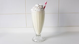 Vanilla Milkshake Recipe [upl. by Clarie]