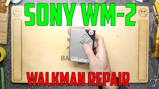 Walkman Sony WM2 Repair [upl. by Jemine]