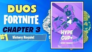 Fortnite Contender Hype Cup Victory Royale  Duos [upl. by Eletnahc694]