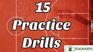 15 GREAT Basketball PRACTICE DRILLS [upl. by Epperson]