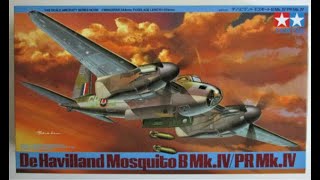 Tamiya 148 De Havilland Mosquito B MkIVPlastic Kit Build amp Review [upl. by Phebe943]