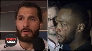 Jorge Masvidal Leon Edwards involved in backstage fight  ESPN MMA [upl. by Peri]