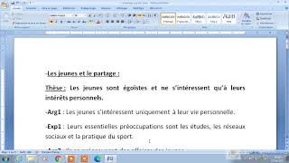 quotPartagequotbac Lettres arguments exemples introduction conclusion [upl. by Fitton630]