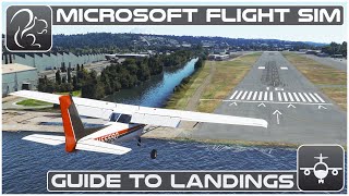 Tutorial 8  Landing  Microsoft Flight Simulator [upl. by Krigsman]