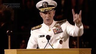 Admiral McRaven addresses the University of Texas at Austin Class of 2014 [upl. by Nnylsaj]