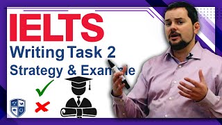 IELTS Writing Task 2 strategies and example essay PART 1 FULL [upl. by Effy286]