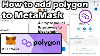 How to add Polygon Matic to MetaMask [upl. by Nyltac836]