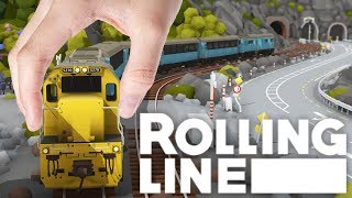 Rolling Line  Amazing VR Model Train Simulator  Driving Model Trains In VR  Rolling Line Gamplay [upl. by Ailis975]