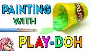 Painting with PLAYDOH [upl. by Anolahs]