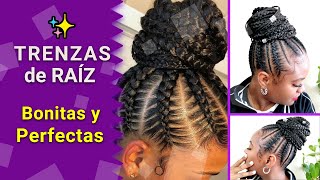 🍁TRENZAS de RAÍZ fáciles y perfectas [upl. by Hollington]