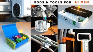 Enhance your Bambu Lab A1 with these mods amp tools 3dprinting [upl. by Ruenhs]