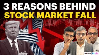 Why Is Stock Market Falling  Nifty Sensex Down  Share Market Down NEWS [upl. by Tani]